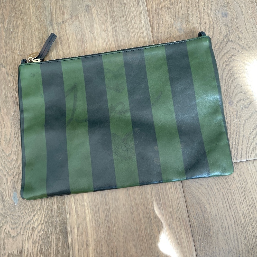 Clare V. Leather clutch